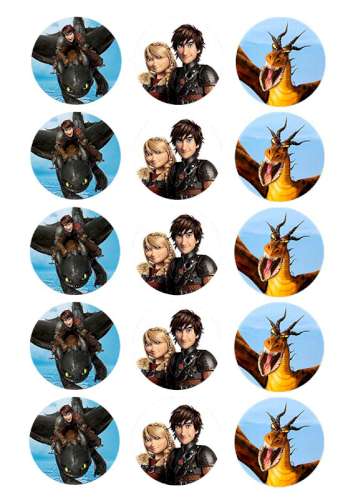 How To Train Your Dragon Cupcake Images - Click Image to Close